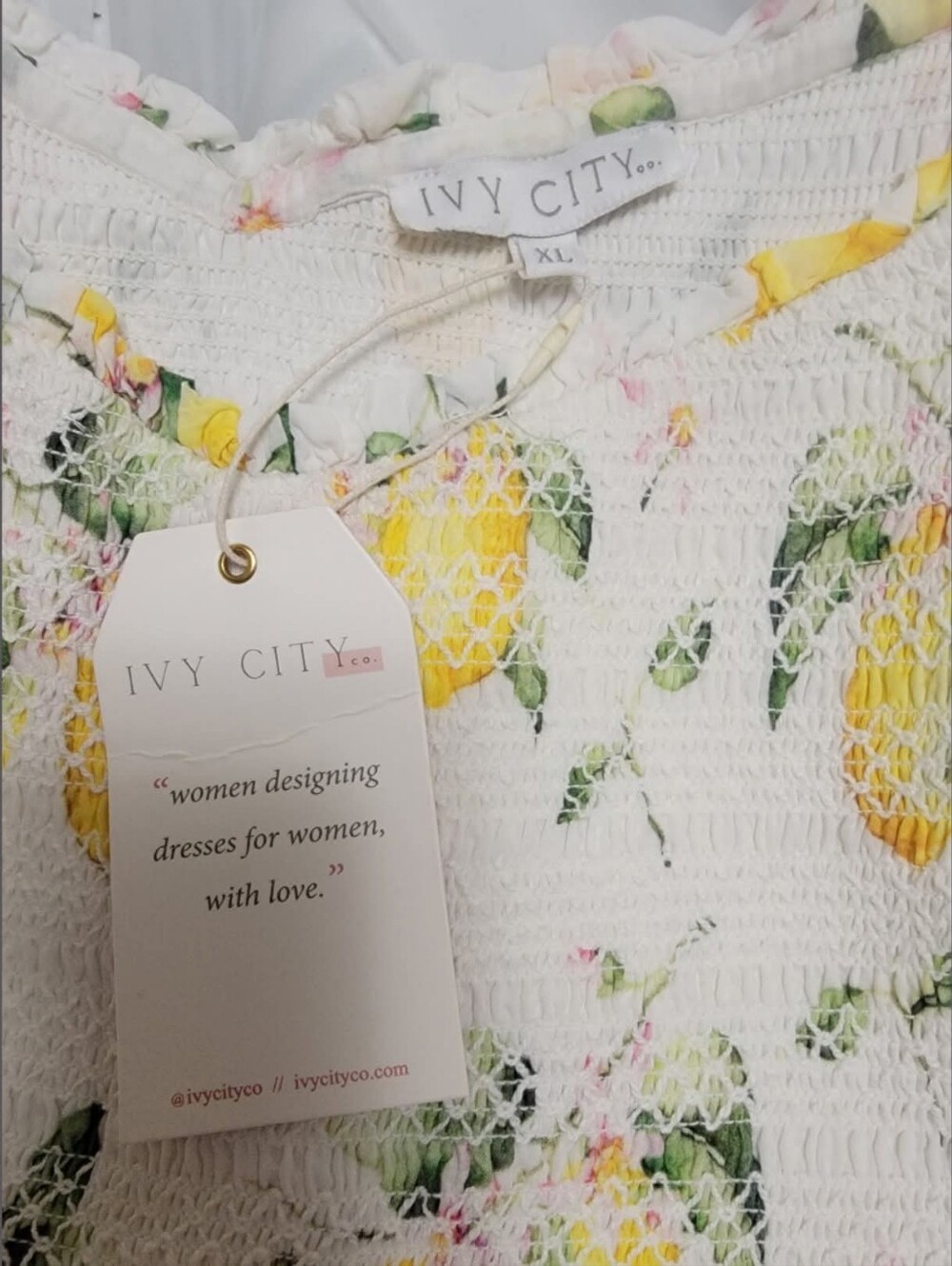 NWT Ivy City Hollie Lemon Midi Sundress - Picture 2 of 9